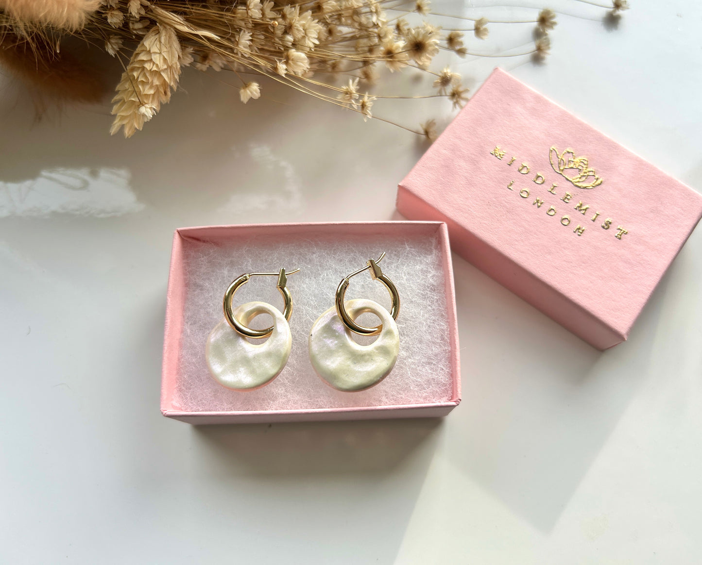 Pearl hoops