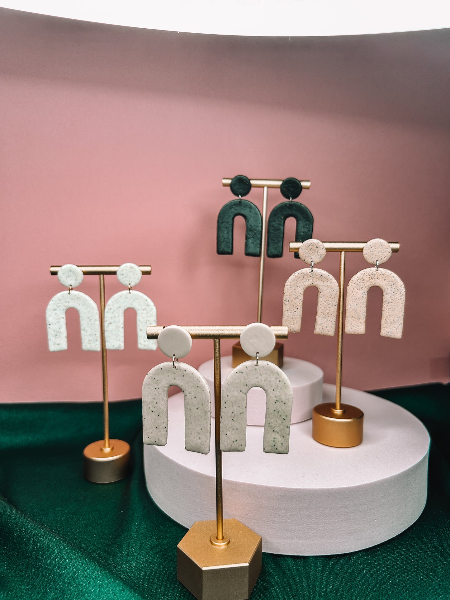 Beige Sahara dangles