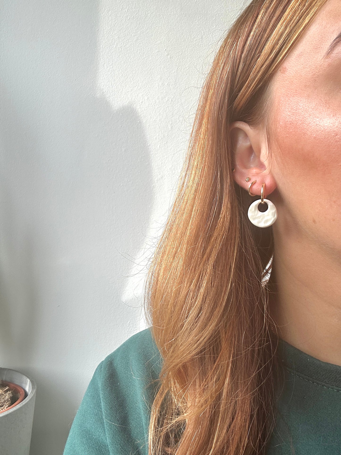 Pearl hoops