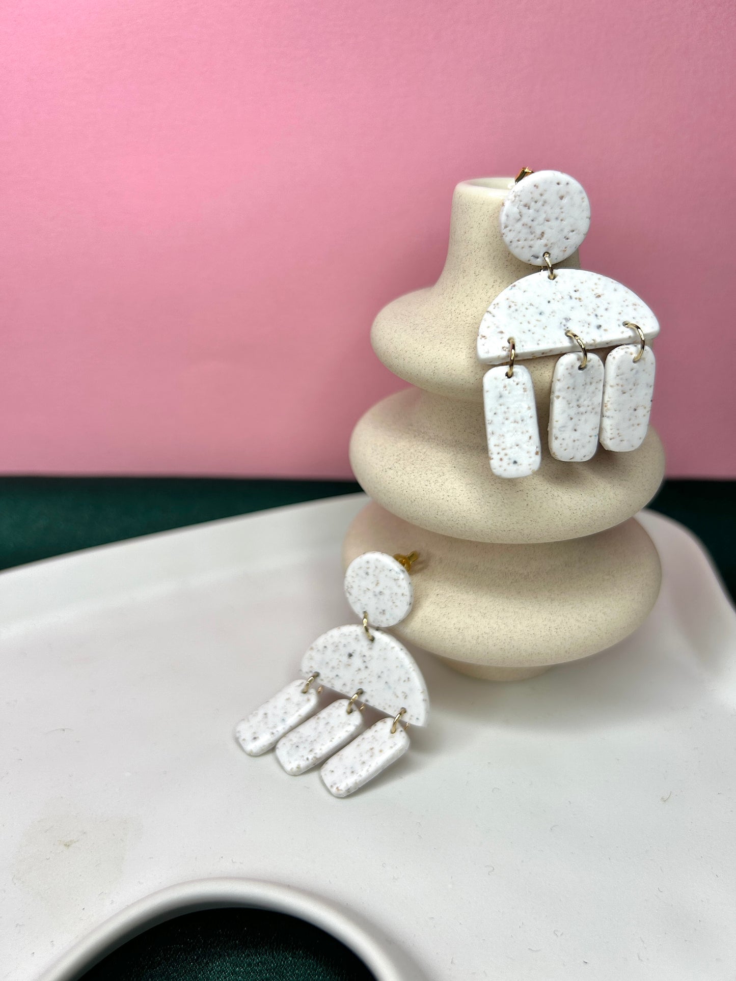 White jellyfish dangles