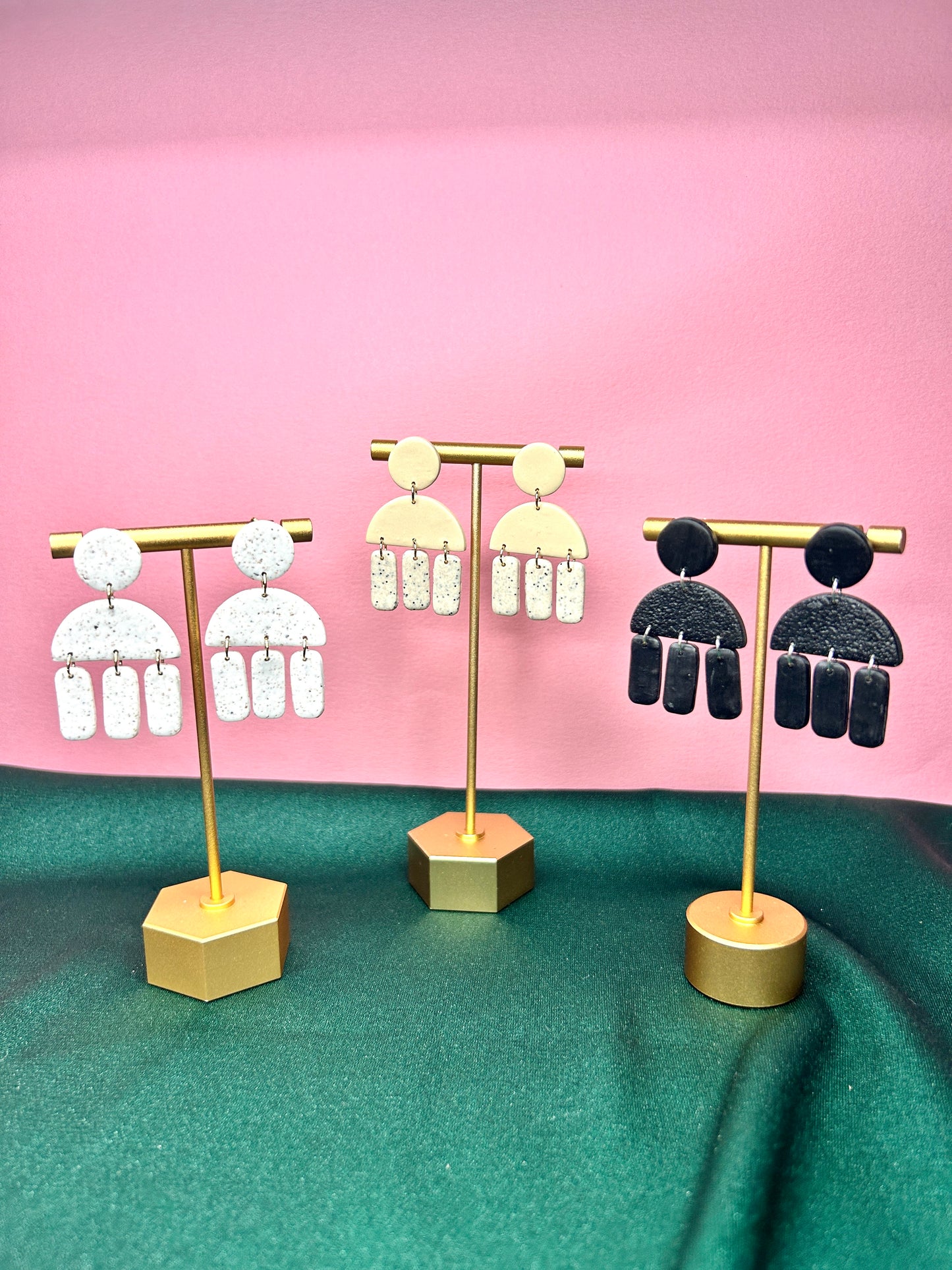 Beige jellyfish dangles