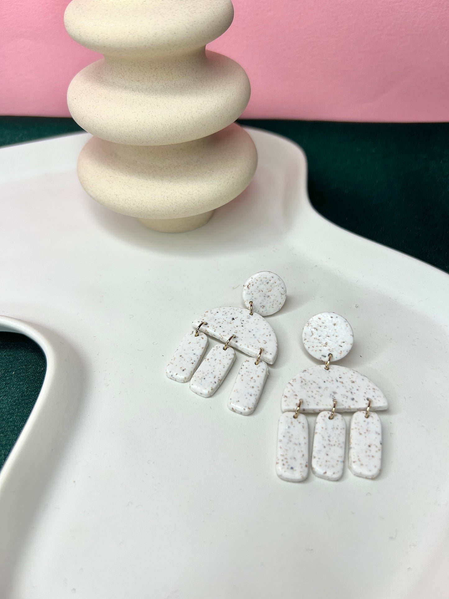 White jellyfish dangles