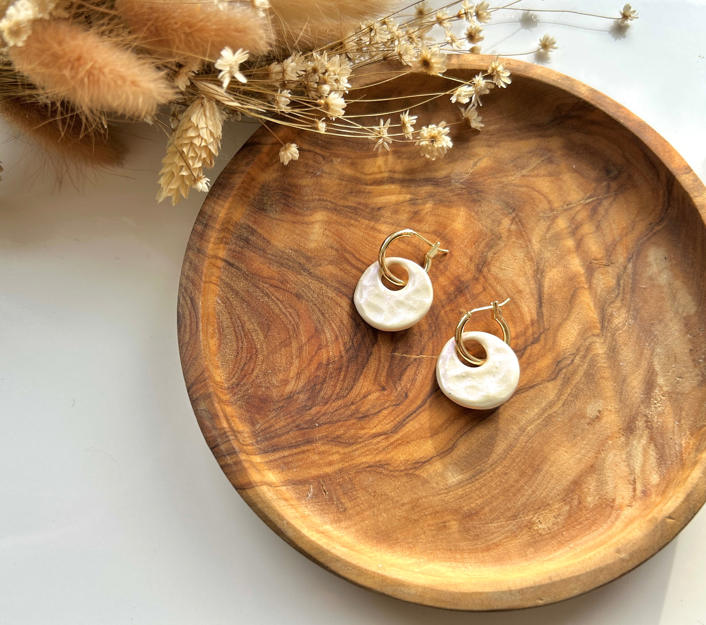 Pearl hoops