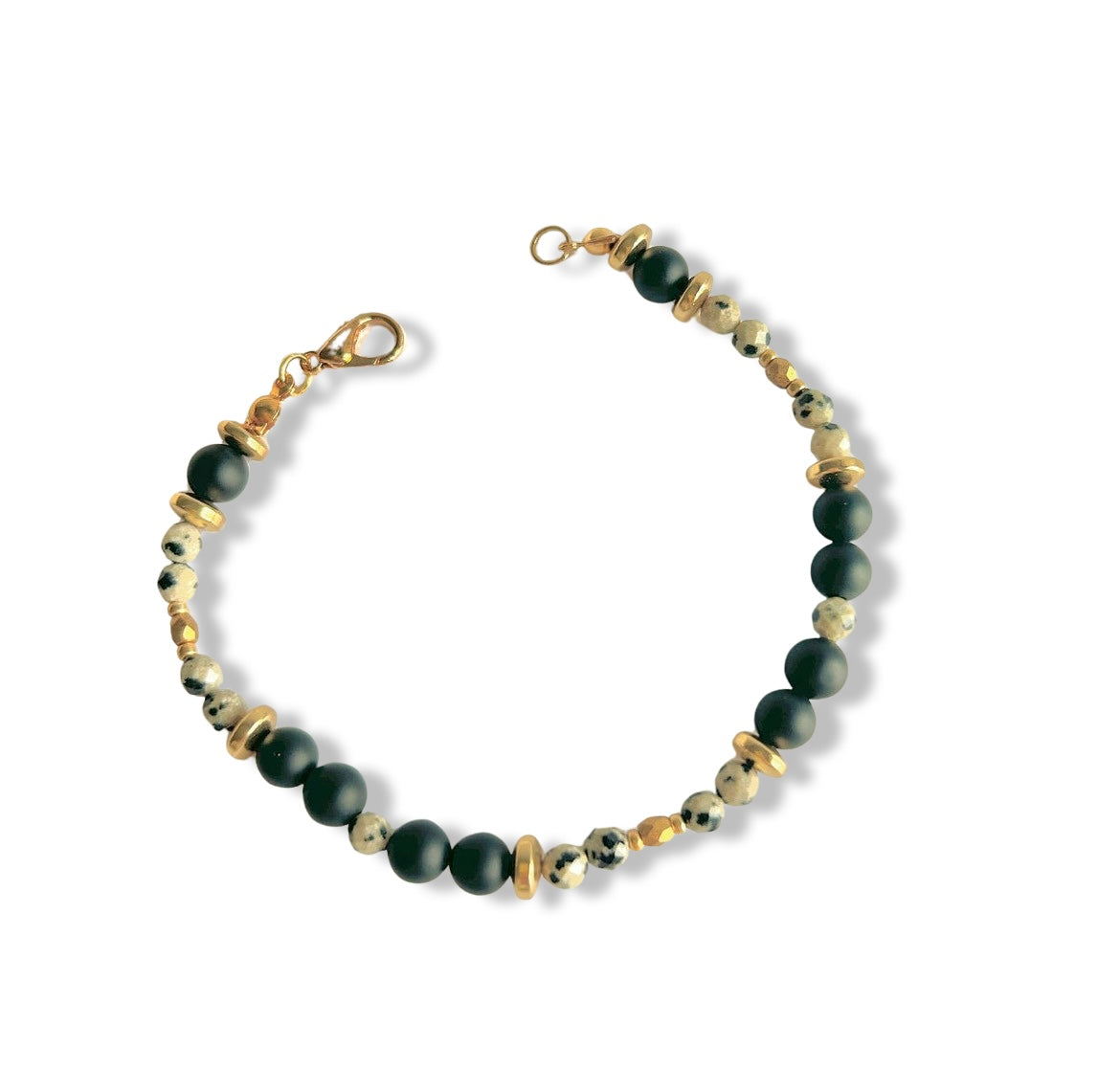 Black dalamatian bracelet