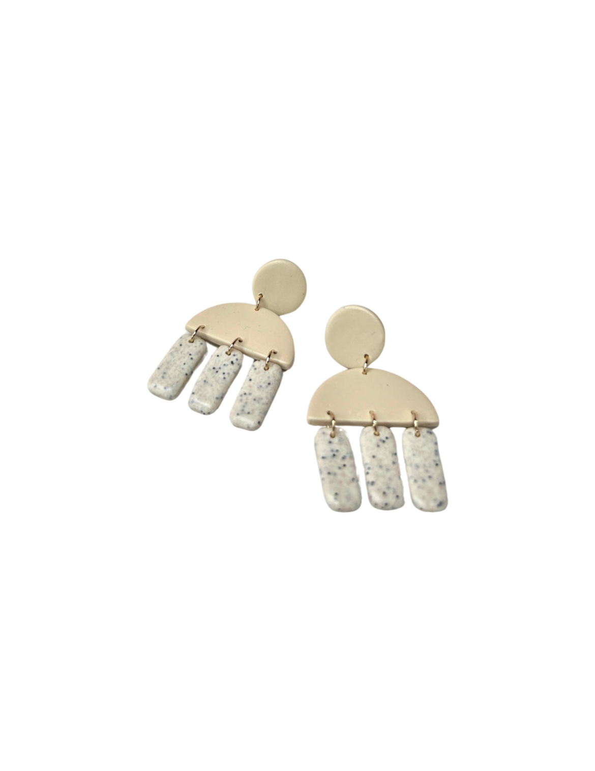 Beige jellyfish dangles