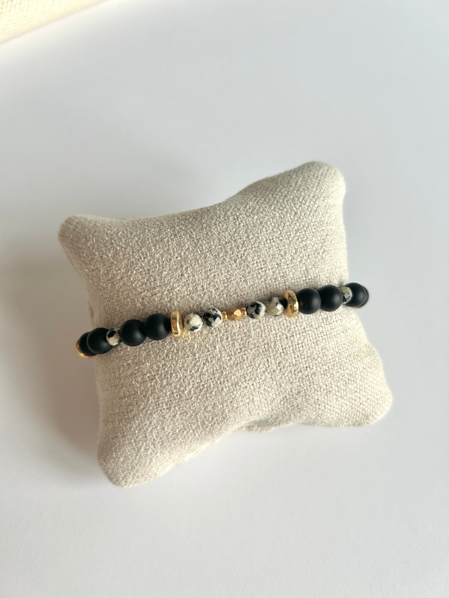 Black dalamatian bracelet